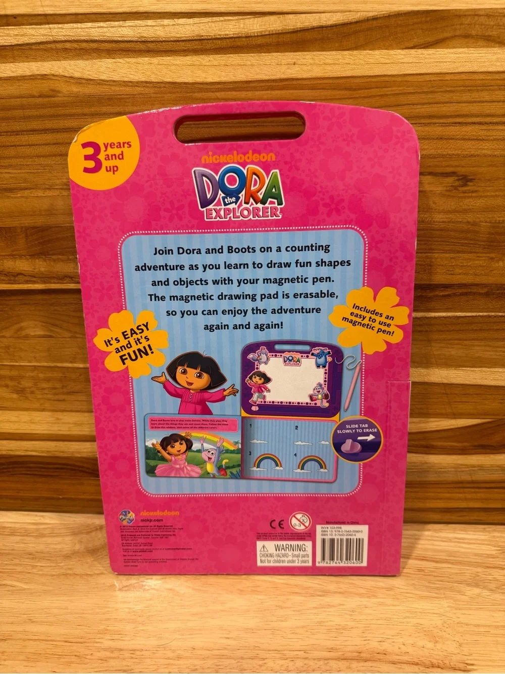 Nickelodeon Dora the Explorer Drawing Pad 2012 1,2,3 Go!